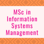 MSc in Information Systems Management