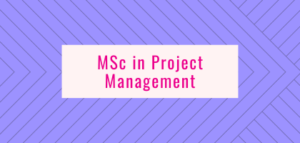 MSc in Project Management